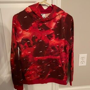 Nike club fleece pullover hoodie boys Large